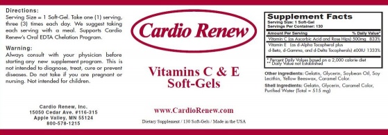 Cardio Renew Chelation Oral Therapy Products – Supplements for inflammation and chelation